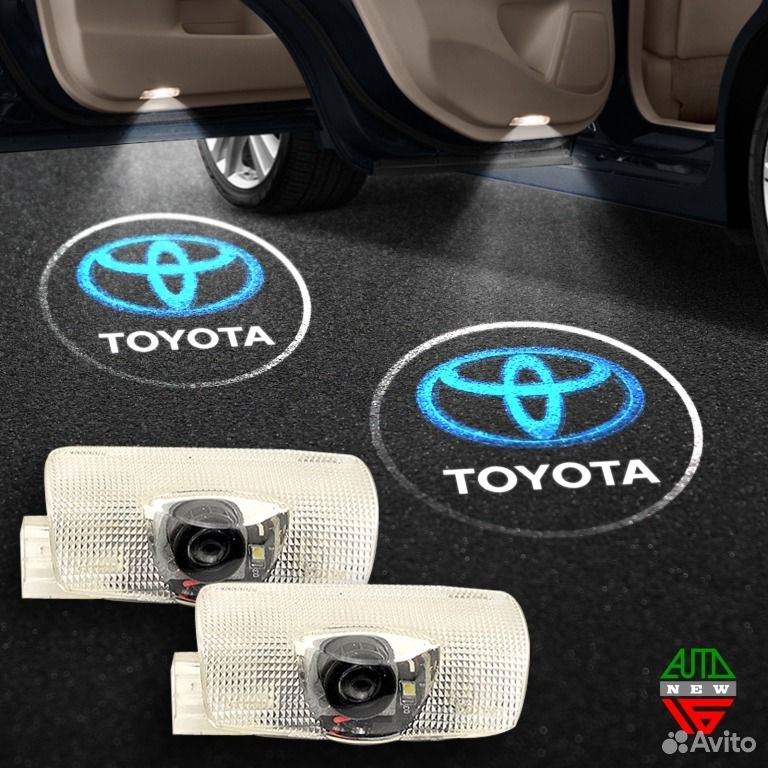 Штатная подсветка дверей Тойота Версо - Toyota Ver