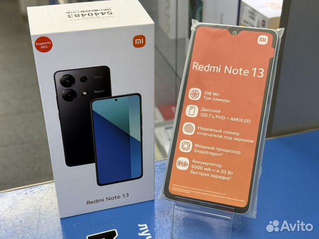 Xiaomi Redmi Note 13 6 128 ГБ купить в Братске Электроника Авито