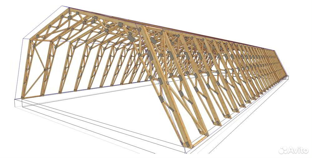 Проект деревянного ангара