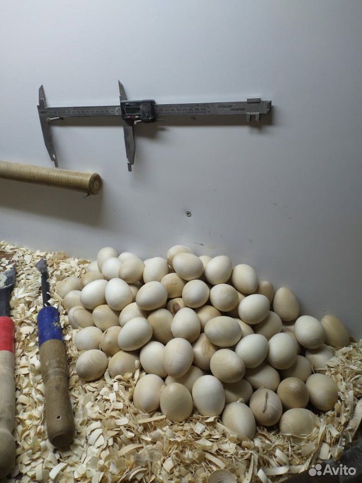 Деревянные яйца на подклад купить на Зозу.ру - фотография № 1