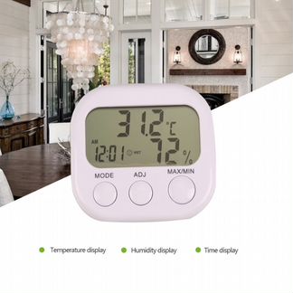 Метеостанция комнатная часы,термометр и гигрометр