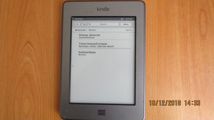 Amazon Kindle 4 Touch