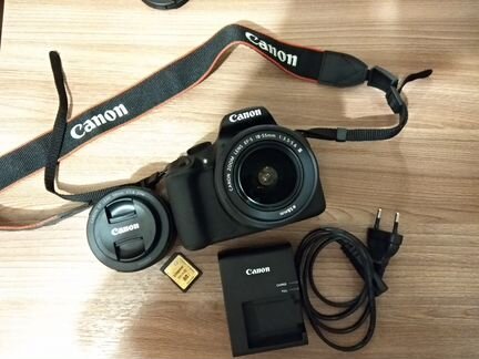 Canon EOS 1300D+сумка+карта памяти+крутая книга