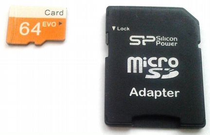 Новая Карта памяти Silicon Power microsdхс 64 Гб