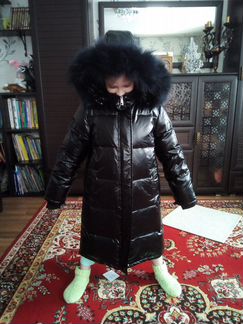 Новая Куртка зимняя девочке (пуховик ) р.150-160см