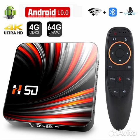 Тв смартtv BOX Android 10 4/64