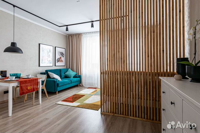 

Квартира-студия, 33 м², 2 кровати