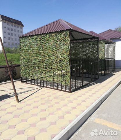 Маскировочные камуфляжные сетки для беседок и наве