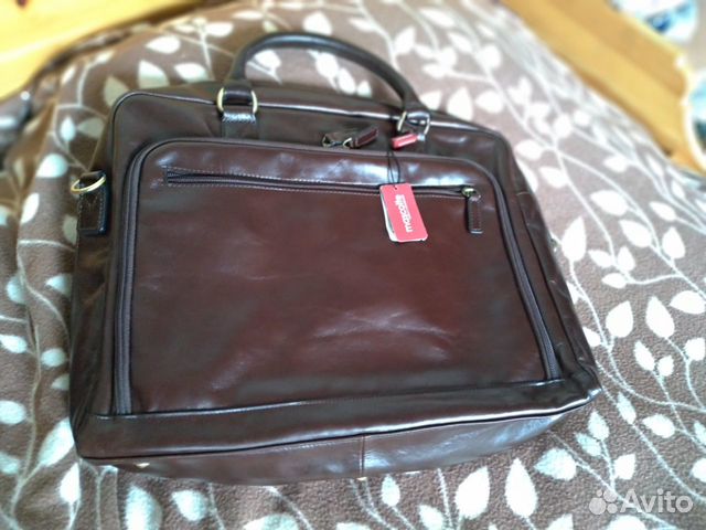 Новая мужская сумка-портфель mascotte нат. кожа