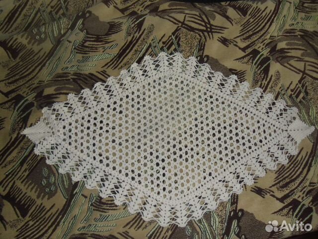 Вязаная салфетка