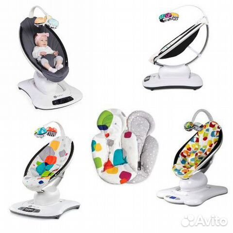Детские электронные качели 4moms mamaroo 2, 3, 4