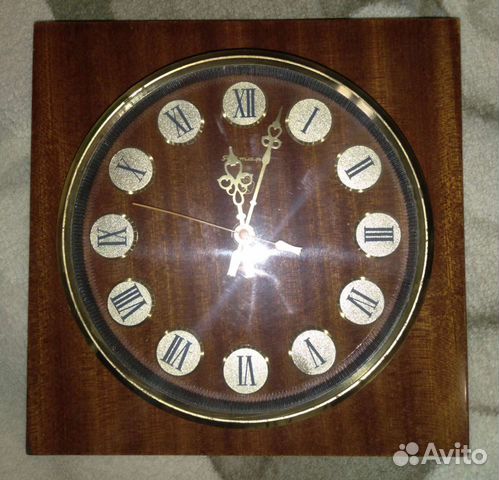 Настенные часы/настольные часы Янтарь СССР Винтаж