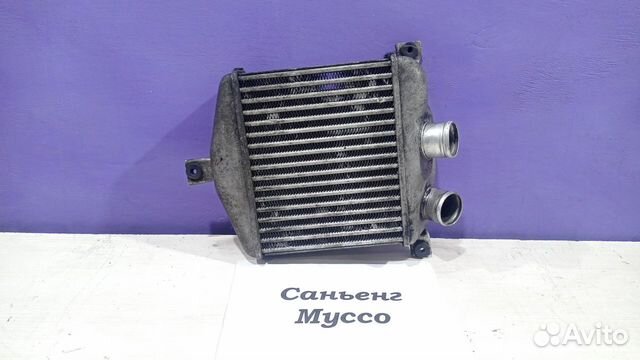 Радиатор интеркулера SsangYong Musso, 2003г