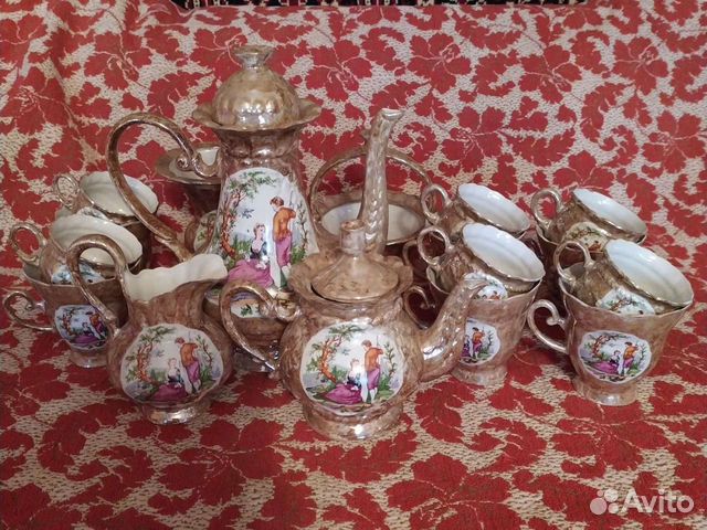 Сервиз чайный 6 персон, 17 предметов