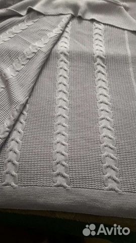 Плед вязаный