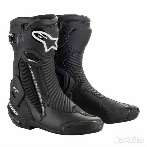 Мотоботы alpinestars SMX plus V2 boots Черные