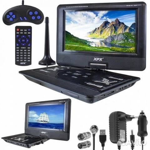 Портативный DVD-плеер XPX EA-1049L 10,8