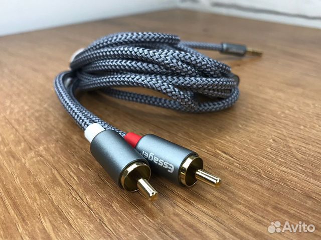 Аудио кабель 3.5mm Jack-2RCA