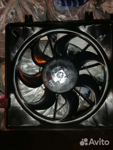 Вентилятор охлаждения радиатора на kia spectra