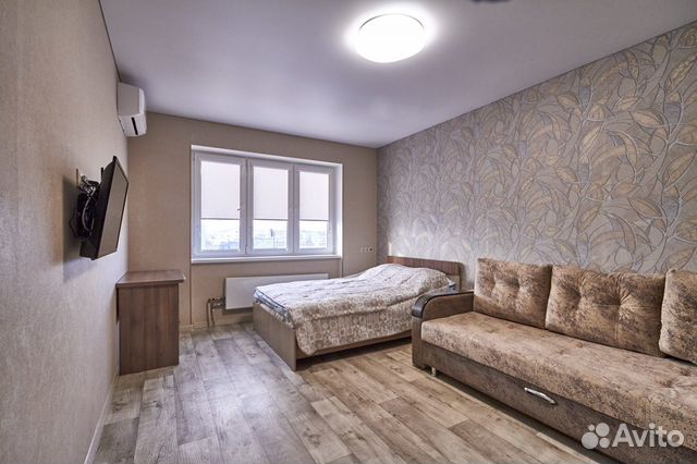 

1-к. квартира, 42 м², 2 кровати