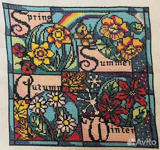 Картина вышитая крестом