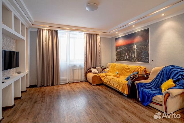 

1-к. квартира, 52 м², 2 кровати