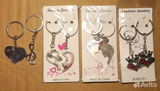 Cердце брелок 2 в 1