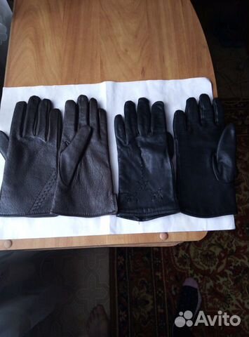 Перчатки женские кожаные размер 7.5