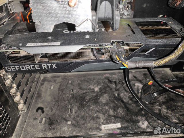 Видеокарта rtx 3060 ti LHR Gigabyte gaming