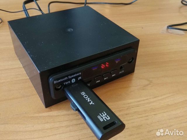 Приставка с блютус,флешкой,радио,SD для музцентра