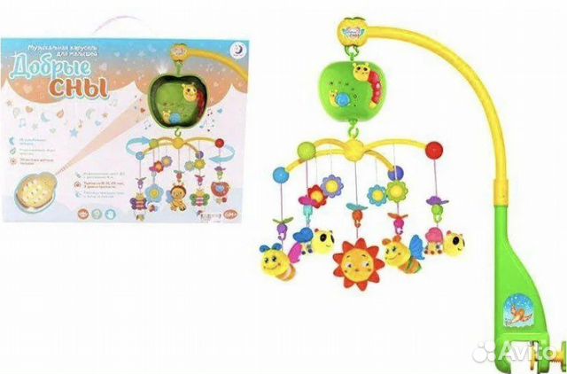 Музыкальная карусель на кроватку Добрые сны