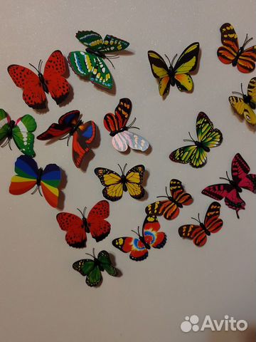 Магнитики бабочки