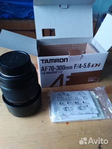 Объектив для nikon tamron AF70-300 F/4-5.6 Di