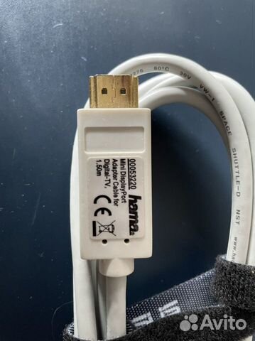 Кабель для Macbook hdmi- miniDP 1.5m