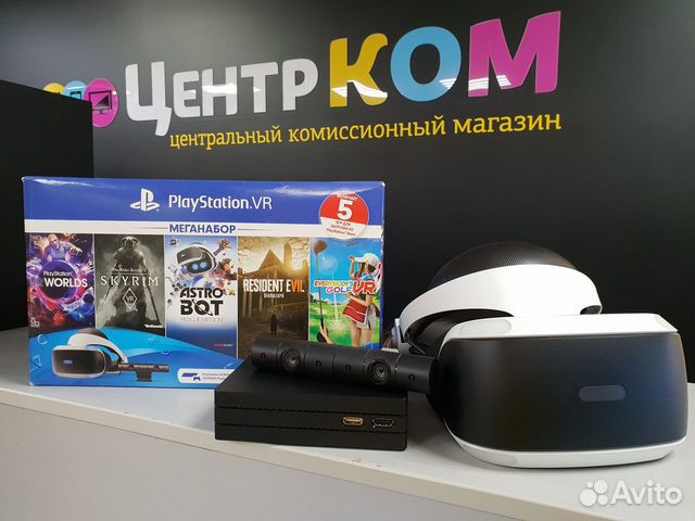 VR Очки PS4 полный комплект + Move
