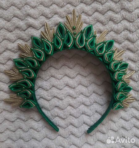 Ободок для волос ручной работы