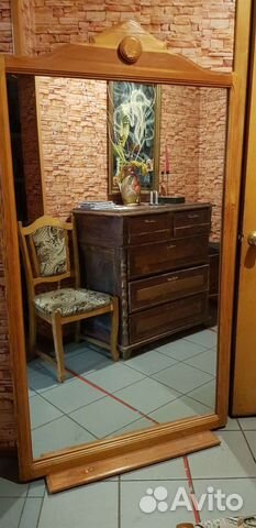 Зеркало большое бу 1.60 1 м