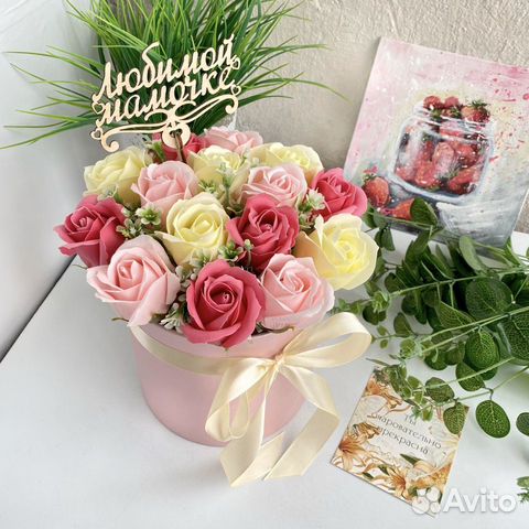 Букеты из 15 и 17 мыльных роз