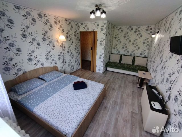 

1-к. квартира, 38 м², 2 кровати