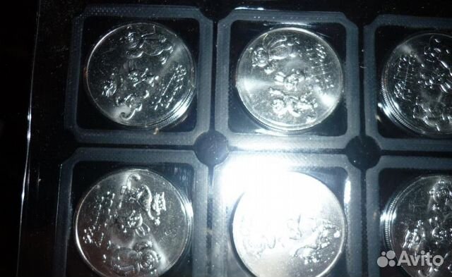 25 рубл, Сочи олимпиада 2014 год, блистер