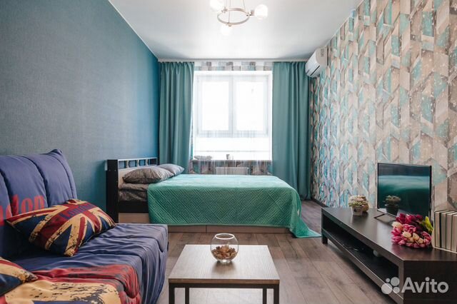 

1-к. квартира, 45 м², 3 кровати