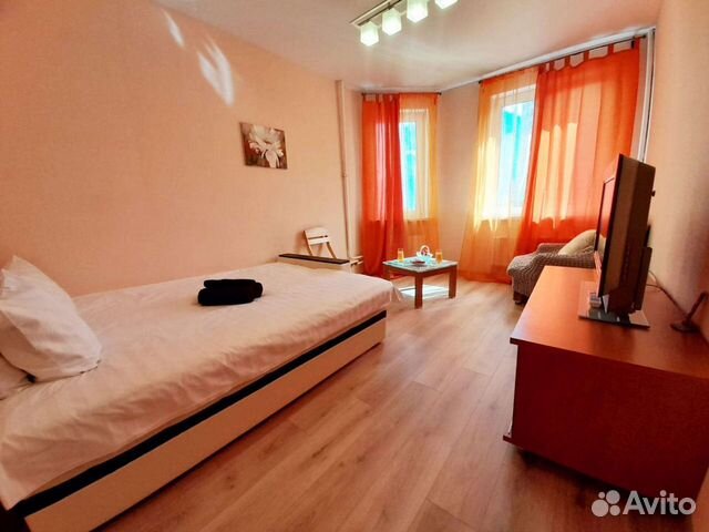 

1-к. квартира, 38 м², 2 кровати