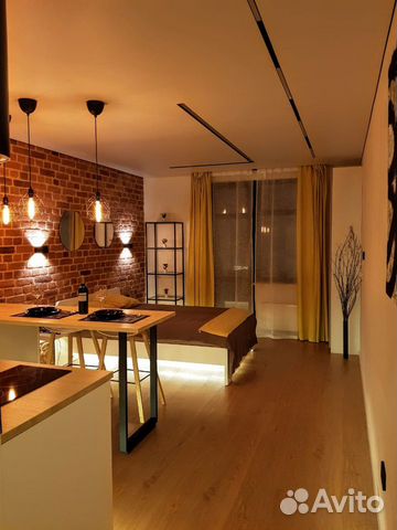 

Квартира-студия, 28 м², 1 кровать