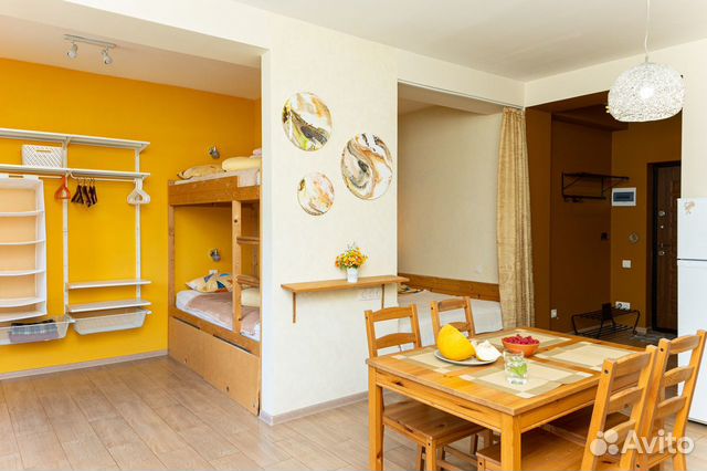 

Квартира-студия, 37 м², 3 кровати