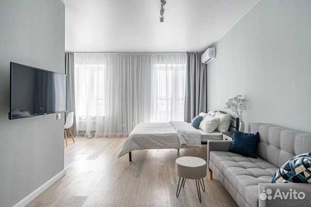 

Квартира-студия, 32 м², 2 кровати