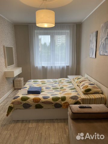 

1-к. квартира, 40 м², 2 кровати