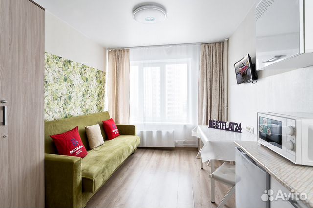 

Квартира-студия, 18 м², 1 кровать