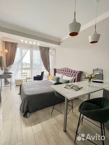 

Квартира-студия, 28 м², 2 кровати