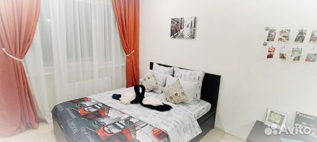 

1-к. квартира, 41 м², 2 кровати