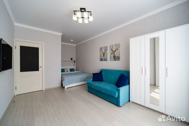 

1-к. квартира, 38 м², 2 кровати